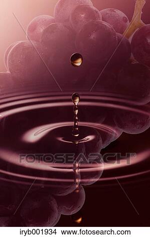 Red wine and grape View Large Photo Image Picture - Red wine and grape. Fotosearch