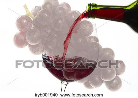 Red wine and grape View Large Photo Image Stock Image - Red wine and grape. Fotosearch