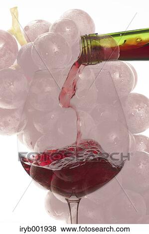 Red wine and grape View Large Photo Image Stock Photo - Red wine and grape. Fotosearch