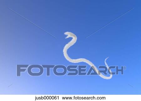 Snake-shaped cloud View Large Photo Image Stock Image - Snake-shaped cloud. Fotosearch
