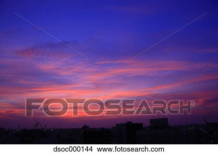 Sunset sky View Large Photo Image Picture - Sunset sky. Fotosearch