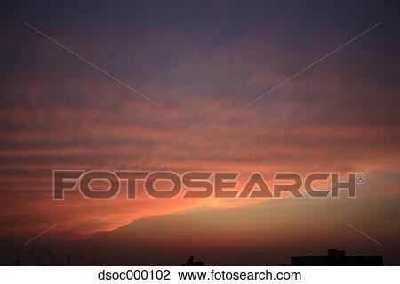 Sunset sky View Large Photo Image Stock Image - Sunset sky. Fotosearch