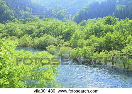 Tama river, Akita Prefecture View Large Photo Image Stock Image - Tama river, Akita Prefecture. Fotosearch