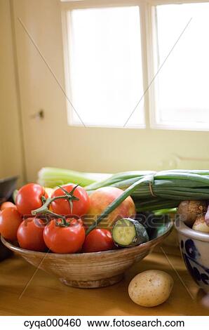 Vegetables in a bowl View Large Photo Image Stock Image - Vegetables in a bowl. Fotosearch