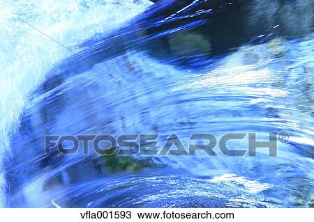 Stock Image - Water stream. Fotosearch