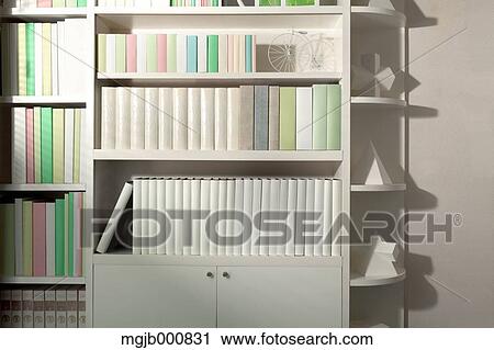 White bookshelf View Large Photo Image Stock Image - White bookshelf. Fotosearch