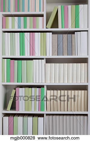 White bookshelf View Large Photo Image Stock Photo - White bookshelf. Fotosearch