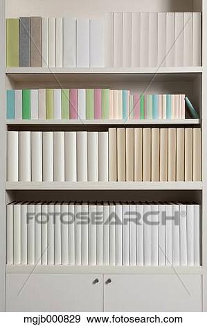 White bookshelf View Large Photo Image Stock Photo - White bookshelf. Fotosearch