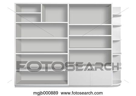 White bookshelf View Large Photo Image Stock Photo - White bookshelf. Fotosearch