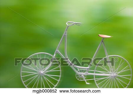White toy bicycle View Large Photo Image Stock Image - White toy bicycle. Fotosearch