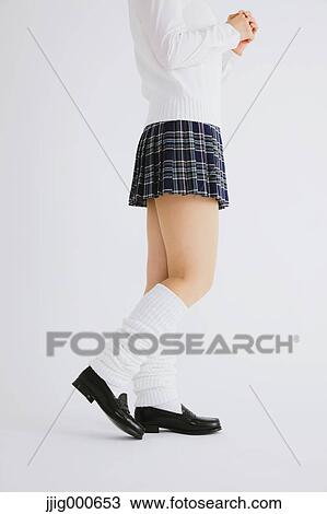 Woman in high school uniform View Large Photo Image Stock Image - Woman in high school uniform. Fotosearch