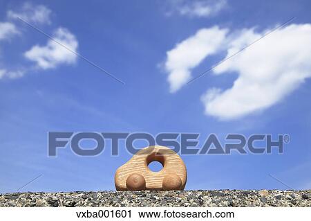 Wooden toy car View Large Photo Image Stock Image - Wooden toy car. Fotosearch
