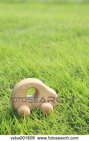 Wooden toy car View Large Photo Image Stock Photo - Wooden toy car. Fotosearch