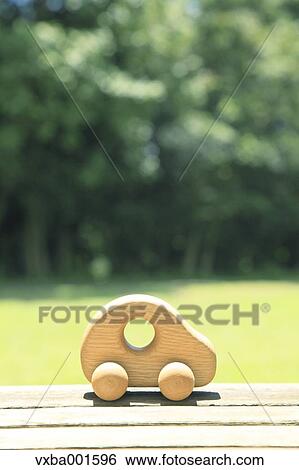 Wooden toy car View Large Photo Image Stock Photograph - Wooden toy car. Fotosearch