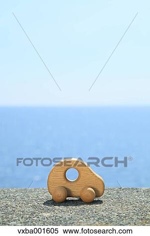 Wooden toy car View Large Photo Image Stock Photography - Wooden toy car. Fotosearch