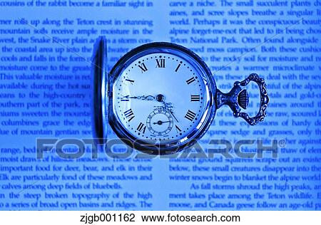 Stock Image - Antique pocket watch. Fotosearch