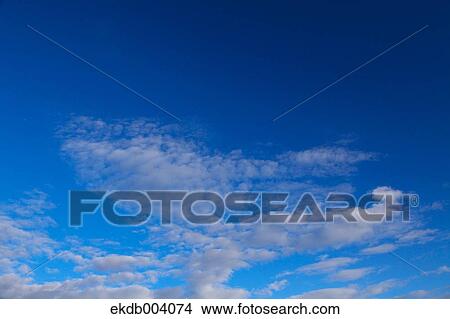 Blue sky with clouds View Large Photo Image Picture - Blue sky with clouds. Fotosearch