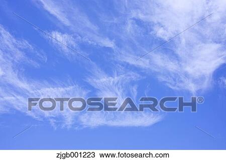 Blue sky with clouds View Large Photo Image Stock Image - Blue sky with clouds. Fotosearch