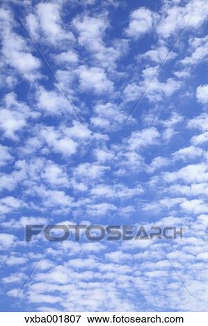 Blue sky with clouds View Large Photo Image Stock Photo - Blue sky with clouds. Fotosearch