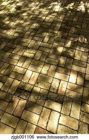 Stock Photograph - Bricked floor. Fotosearch