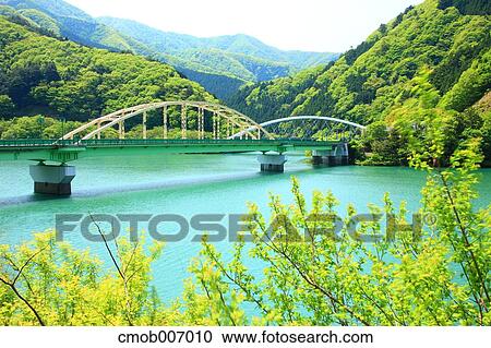 Bridge over lake Okutama, Tokyo View Large Photo Image Stock Image - Bridge over lake Okutama, Tokyo. Fotosearch