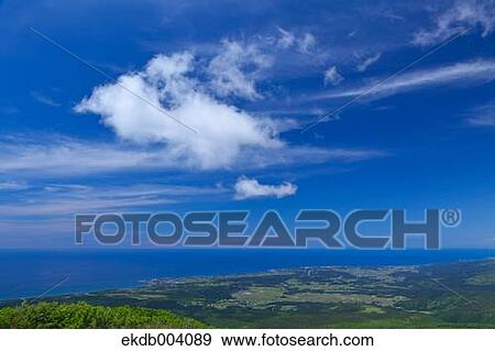 Countryside and sky with clouds, Akita Prefecture View Large Photo Image Stock Photo - Countryside and sky with clouds, Akita Prefecture. Fotosearch