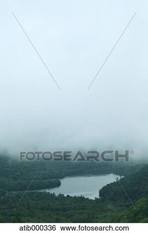 Fog at Lake Yuno, Tochigi Prefecture View Large Photo Image Stock Photograph - Fog at Lake Yuno, Tochigi Prefecture. Fotosearch