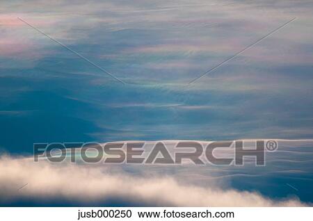 Iridescent clouds View Large Photo Image Stock Image - Iridescent clouds. Fotosearch