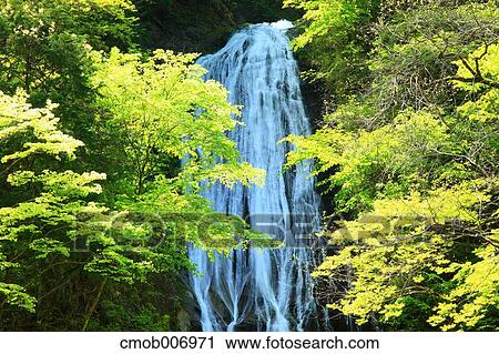 Marugami waterfall, Saitama Prefecture View Large Photo Image Stock Image - Marugami waterfall, Saitama Prefecture. Fotosearch