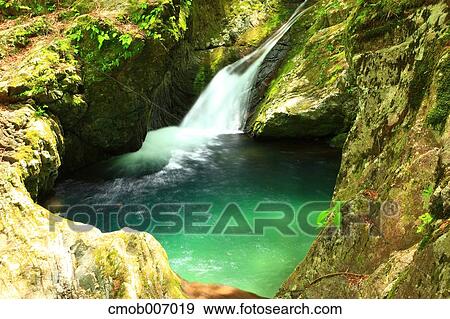 Mitugama waterfall, Tokyo View Large Photo Image Stock Photo - Mitugama waterfall, Tokyo. Fotosearch