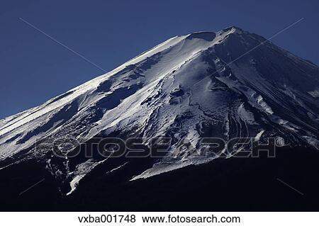 Mount Fuji and sky, Yamanashi Prefecture View Large Photo Image Stock Photo - Mount Fuji and sky, Yamanashi Prefecture. Fotosearch