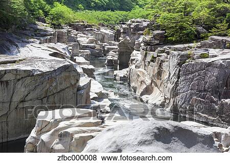 Nezame Riverbed, Nagano Prefecture View Large Photo Image Stock Photo - Nezame Riverbed, Nagano Prefecture. Fotosearch