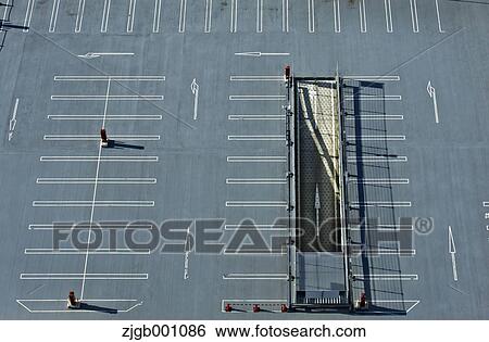 Parking lot from above View Large Photo Image Stock Photograph - Parking lot from above. Fotosearch