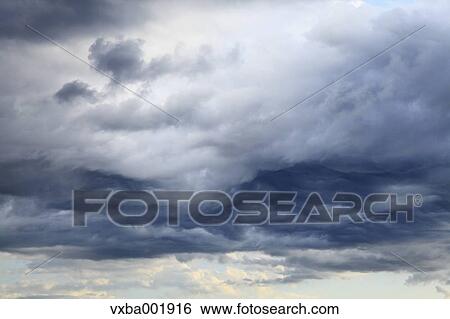 Stock Photograph - Rain clouds. Fotosearch