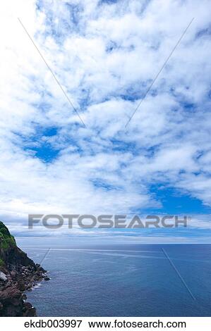 Sea of Japan, Akita Prefecture View Large Photo Image Stock Photo - Sea of Japan, Akita Prefecture. Fotosearch