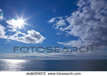 Sea of Japan and sky, Akita Prefecture View Large Photo Image Stock Image - Sea of Japan and sky, Akita Prefecture. Fotosearch