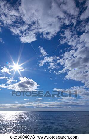 Sea of Japan and sky, Akita Prefecture View Large Photo Image Stock Image - Sea of Japan and sky, Akita Prefecture. Fotosearch
