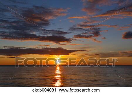 Sea of Japan at sunset, Akita Prefecture View Large Photo Image Stock Image - Sea of Japan at sunset, Akita Prefecture. Fotosearch
