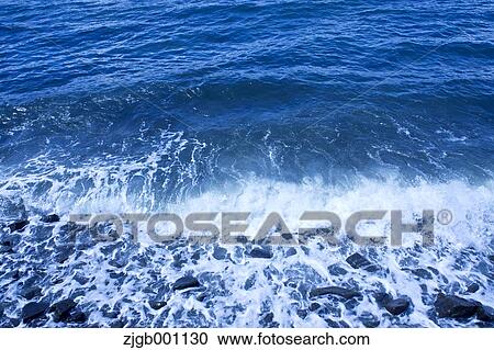 Stock Image - Sea waves. Fotosearch