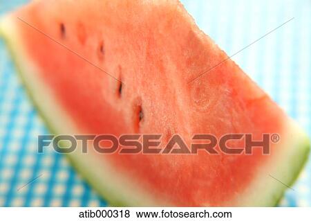 Stock Photo - Sliced watermelon. Fotosearch