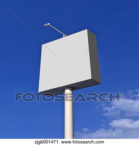 Billboard and blue sky View Large Photo Image Stock Image - Billboard and blue sky. Fotosearch