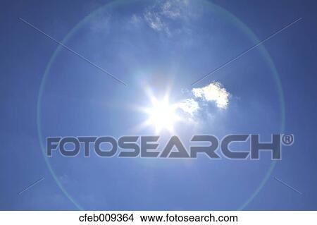 Blue sky with clouds View Large Photo Image Picture - Blue sky with clouds. Fotosearch