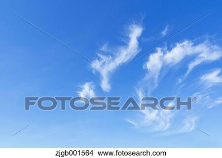 Blue sky with clouds View Large Photo Image Picture - Blue sky with clouds. Fotosearch