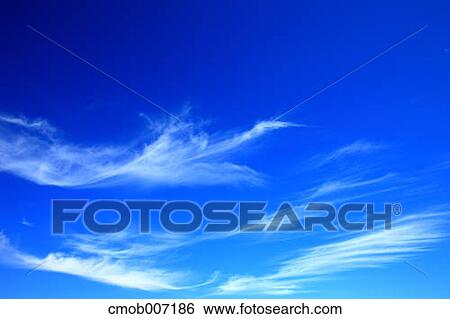 Blue sky with clouds View Large Photo Image Stock Photograph - Blue sky with clouds. Fotosearch