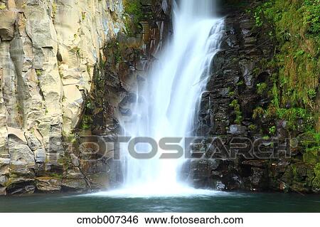 Choshi waterfall, Akita Prefecture View Large Photo Image Stock Photograph - Choshi waterfall, Akita Prefecture. Fotosearch