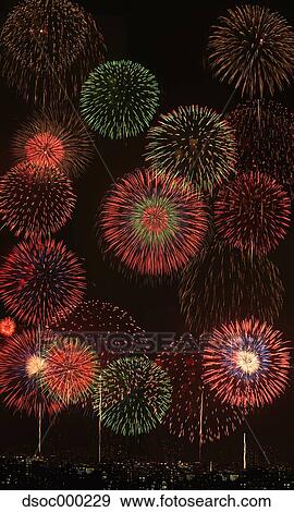 Stock Photo - Fireworks. Fotosearch