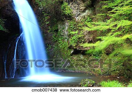 Fudou waterfall, Gunma Prefecture View Large Photo Image Stock Photo - Fudou waterfall, Gunma Prefecture. Fotosearch