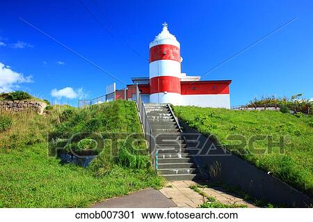 Hiyoriyama lighthouse, Hokkaido View Large Photo Image Stock Image - Hiyoriyama lighthouse, Hokkaido. Fotosearch