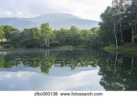 Kiyomizu pond, Niigata Prefecture View Large Photo Image Stock Photo - Kiyomizu pond, Niigata Prefecture. Fotosearch