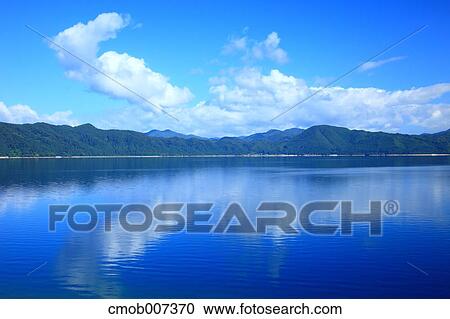 Stock Image - Lake Tazawa, Akita Prefecture. Fotosearch